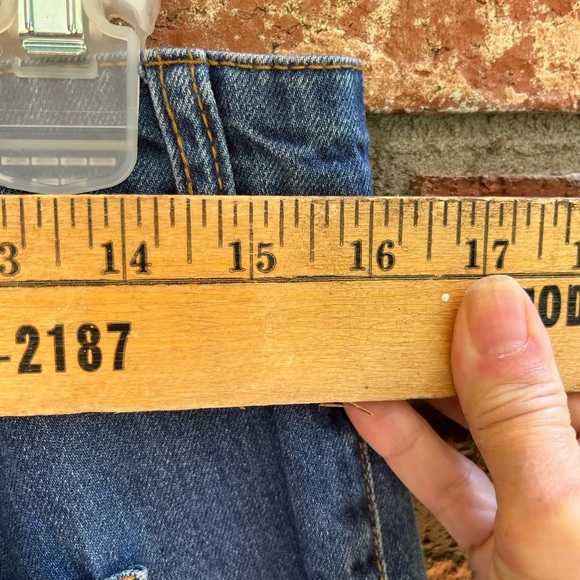 Wonderly Wide Leg Classic Jeans Denim Patch Pockets - Picture 9 of 10